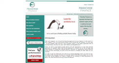 Desktop Screenshot of franchisefinance.co.za